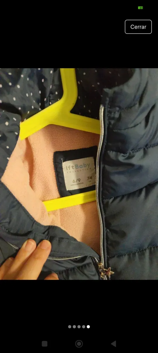 2 chaquetas bebé talla 74cm