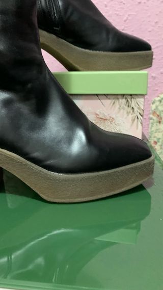 Botas negras tacón plataforma