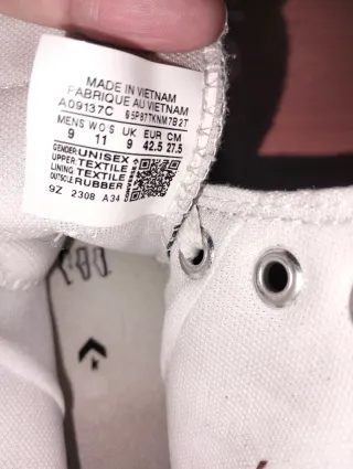 Zapatillas Converse All Star Talla 42.5