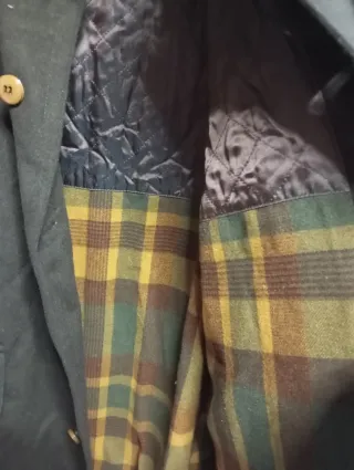 Cappotto Loden Lebole Uomo Blu