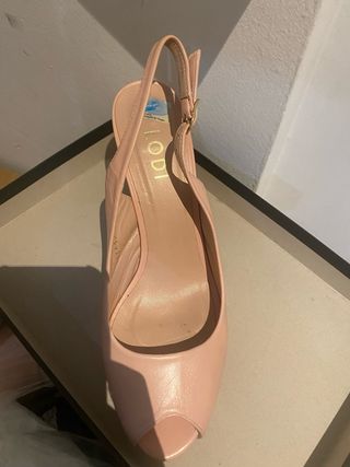 Zapatos de piel Lodi rosa