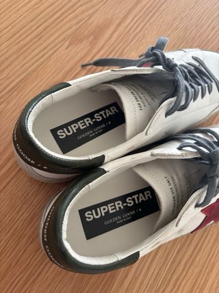 Golden Goose Sstar Sneakers Blancas y Verdes