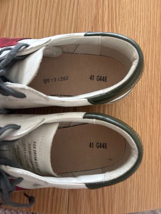 Golden Goose Sstar Sneakers Blancas y Verdes