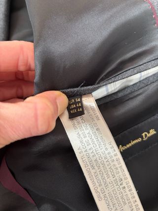 Traje Massimo Dutti Gris Hombre