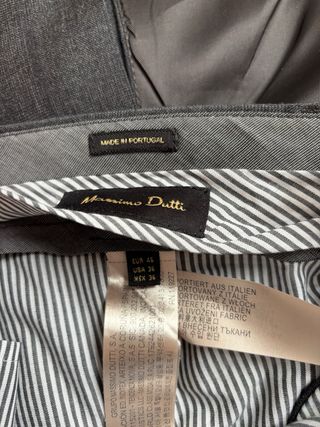 Traje Massimo Dutti Gris Hombre