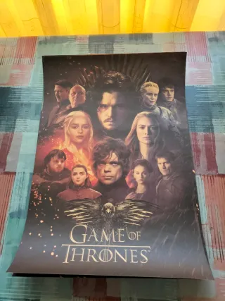 Lote posters papel madera replica