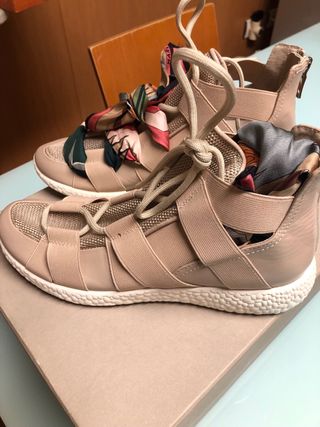 Deportivas FILIPPO Talla 37 Nude/Verde