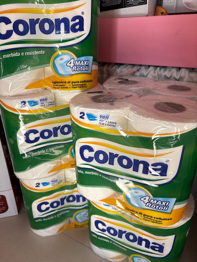 Carta igienica Corona 4 Maxi Rotoli 10 confezioni