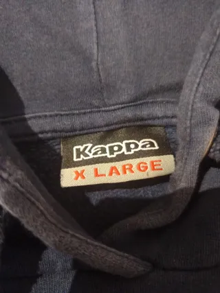 Sudadera Kappa Vintage Azul Marino