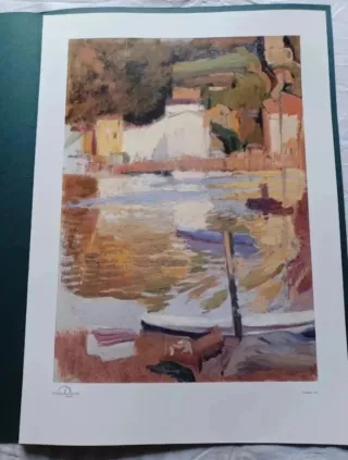 Láminas antiguas Joaquín Sorolla