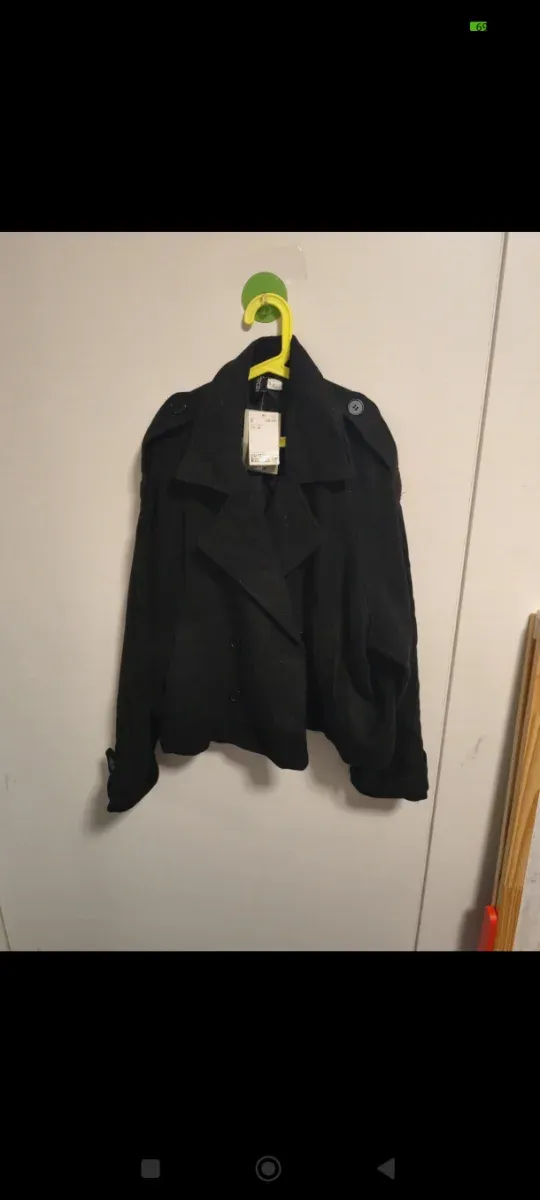 Chaqueta americana negra mujer