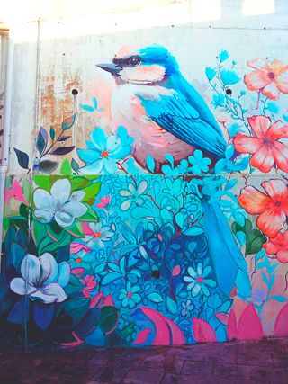 Arte Mural Grafiti PINTOR diseño deco comercial