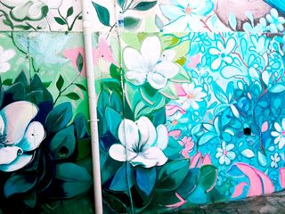 Arte Mural Grafiti PINTOR diseño deco comercial