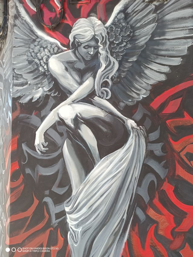 Arte Mural Grafiti PINTOR diseño deco comercial