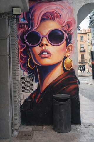 Arte Mural Grafiti PINTOR diseño deco comercial