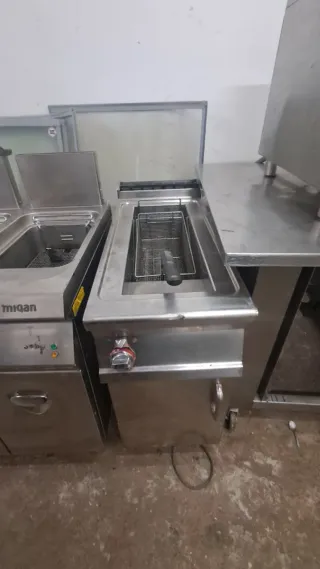 Freidora industrial acero inoxidable