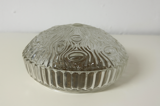 Plafón vintage cristal prensado