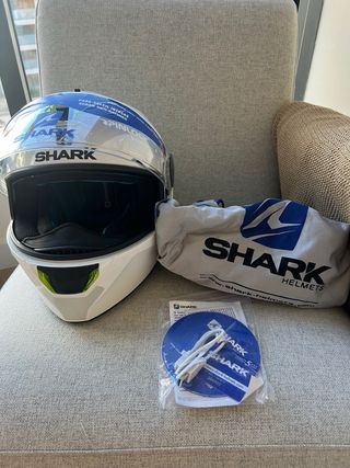 Casco Shark SKWAL 2 BLANK Talla XS Blanco