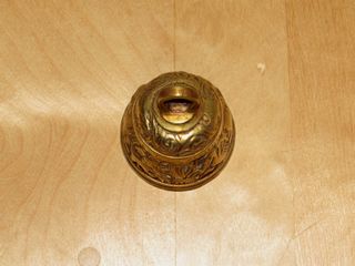 Antigua campana evangelistas animales león ave