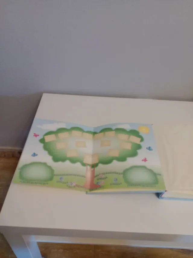 Álbum fotos bebé azul osito