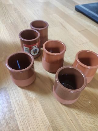 Vasos terracota vintage