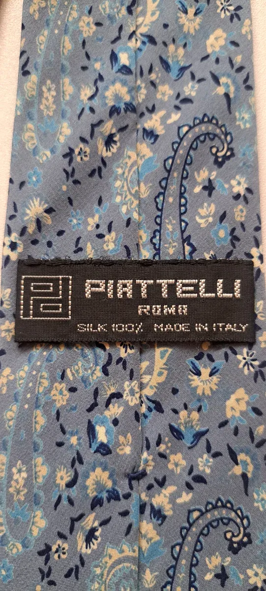 2 Corbatas Seda Piattelli y Canasta