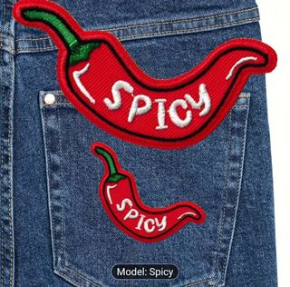 Parche Termoadhesivo Bordado - Rojo Spicy