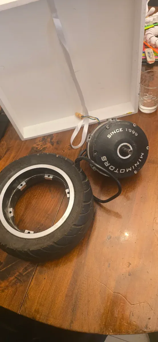 Motor Dualtron Victor con llanta y neumático