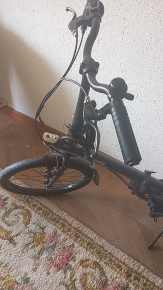 Bicicleta Plegable Negra