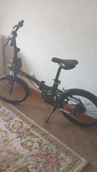 Bicicleta Plegable Negra