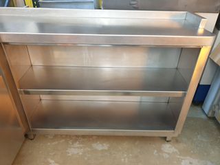 Mesa Armario Inoxidable en L