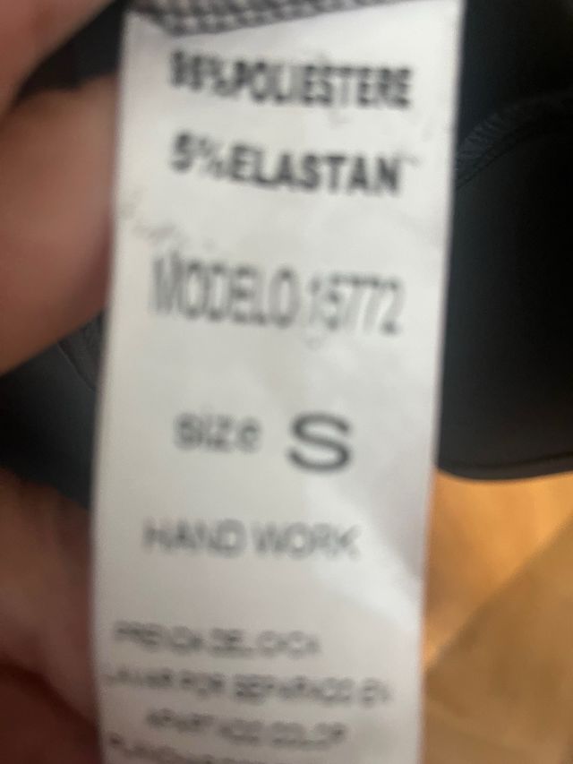 Vestido Almatrichi vuelo negro y gris