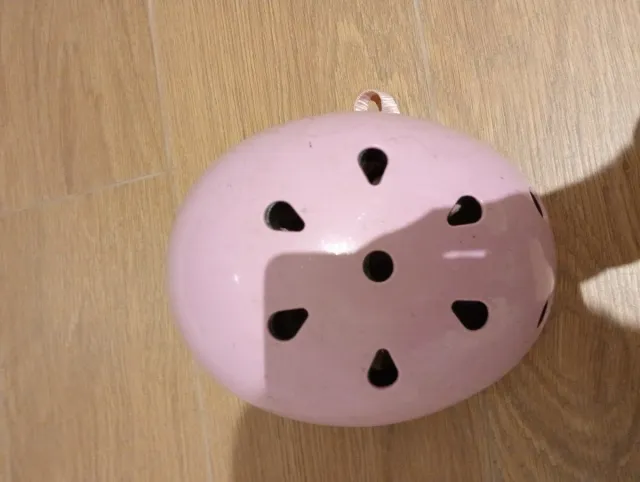 Casco bici skate niña rosa