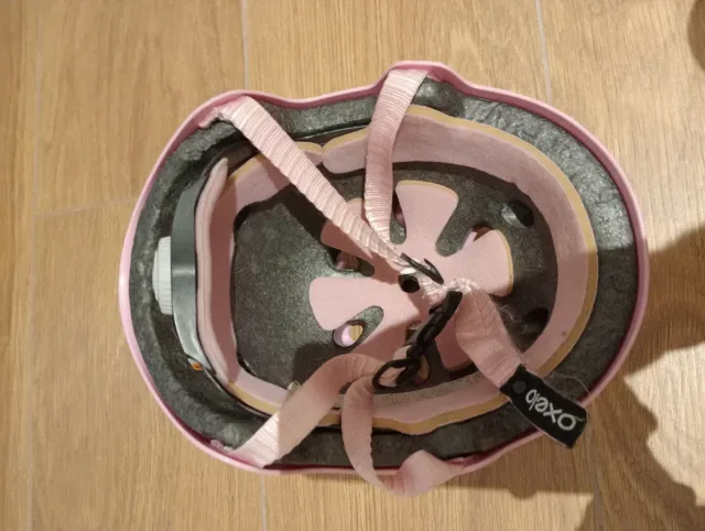 Casco bici skate niña rosa