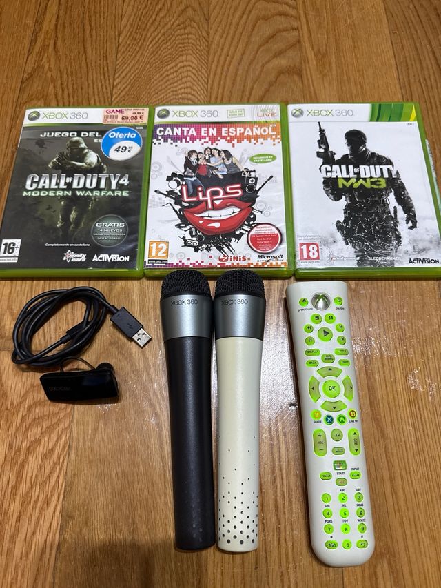 Pack Xbox 360: 3 Juegos + Micrófonos