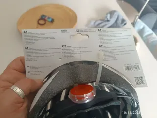 Casco Bici Adulto Nero Dettagli Verdi L/XL-58/61
