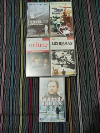 5 Películas cine de autor en  VHS VO