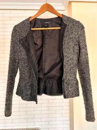 Chaqueta fiesta negra Mango Talla M