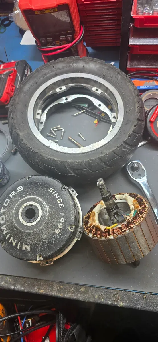 Motor Dualtron Victor - Eje Roscado Mal Estado