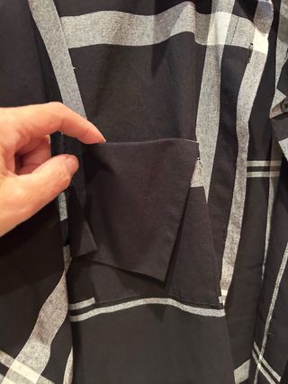 Camisa cuadros blanco y negro