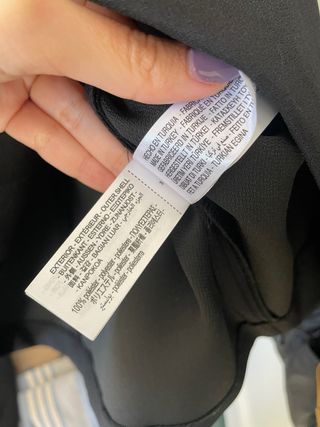 Vestido corto negro Zara