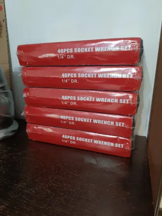 Conjunto 5 Caixas Ferramentas 46 Peças