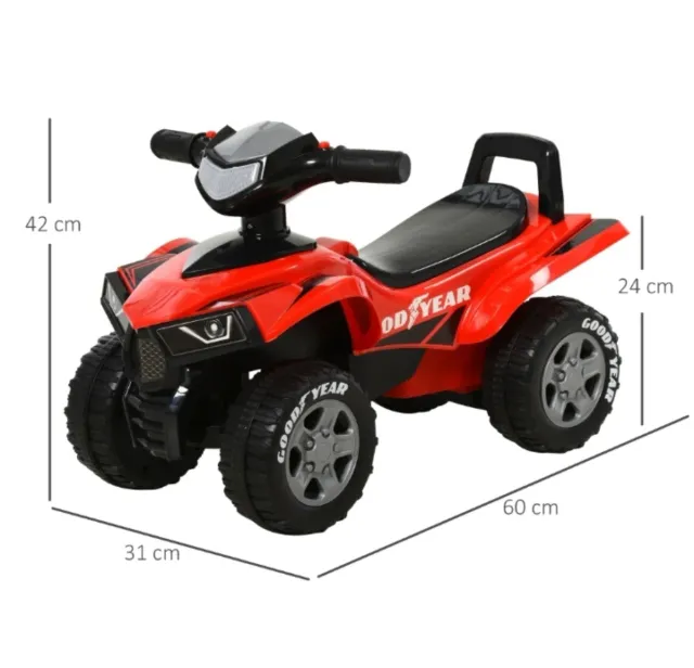 Correpasillos infantil rojo