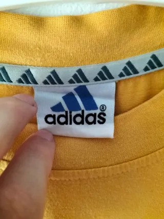 Camiseta Adidas Amarilla Mostaza