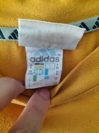 Camiseta Adidas Amarilla Mostaza