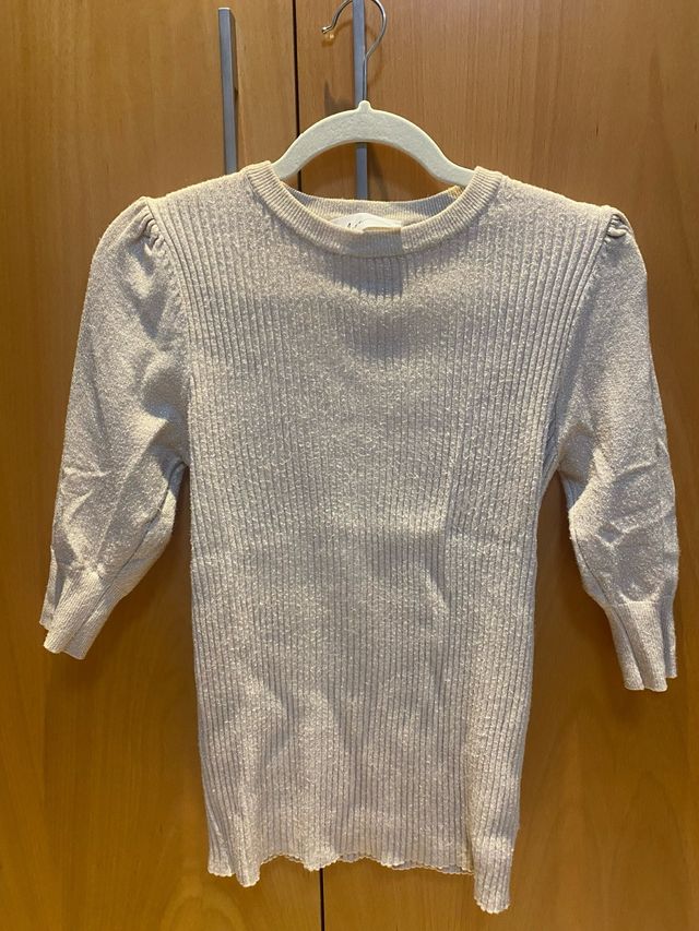 Jersey de punto beige