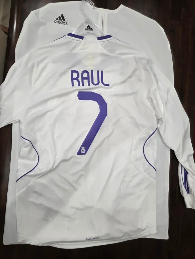 Camiseta Real Madrid Raúl 2007/08 Talla L