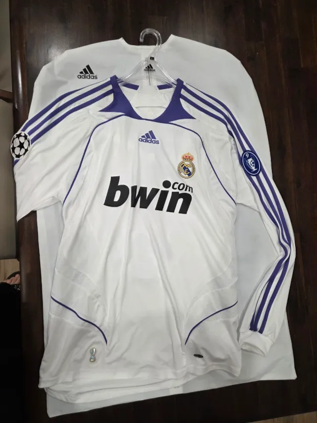 Camiseta Real Madrid Raúl 2007/08 Talla L