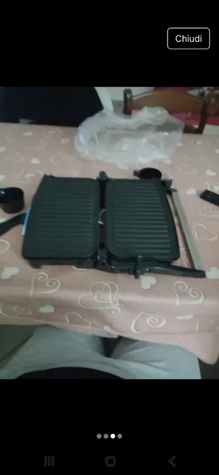 Griglia elettrica nuova