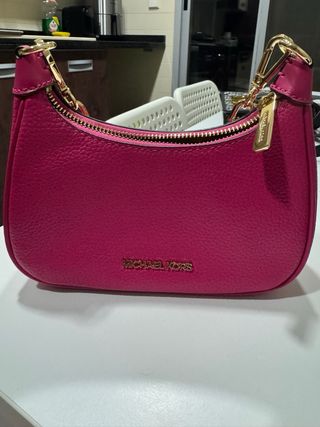 Bolso Michael Kors Rosa con Cadena Dorada